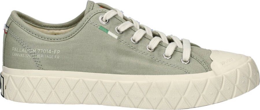 Palladium Palla Ace Low Sneakers grijs Canvas Dames