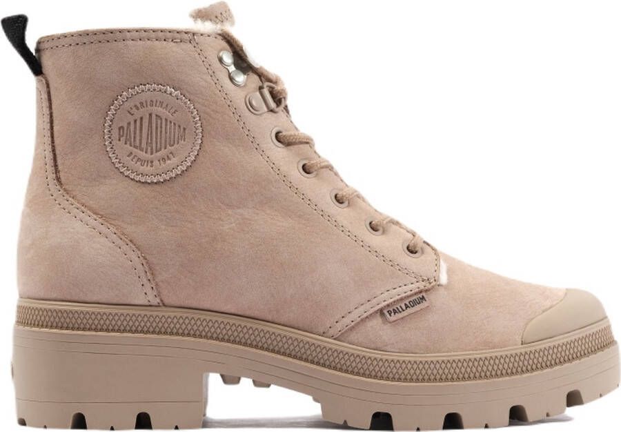 Palladium Ritssluiting Veterschoenen Brown Dames