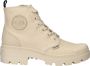 Palladium PALLABASE TWILL Volwassenen Half-hoge schoenen Wit beige - Thumbnail 1