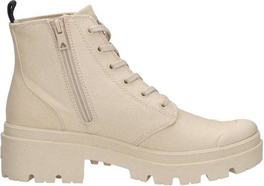 Palladium Pallabase Twill dames veterboot Sand