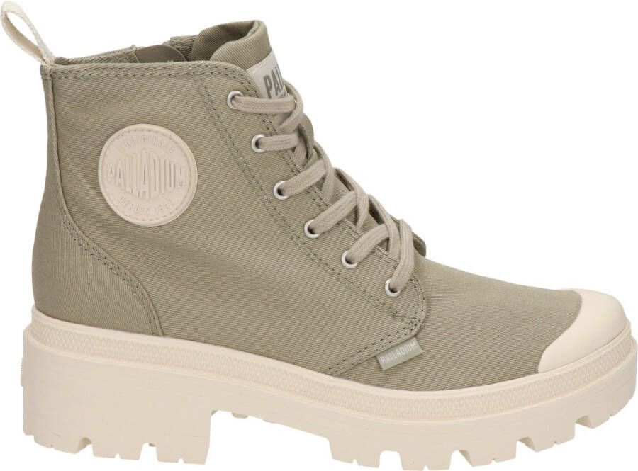 Palladium Hoge veterschoenen PALLABASE twill van textiel