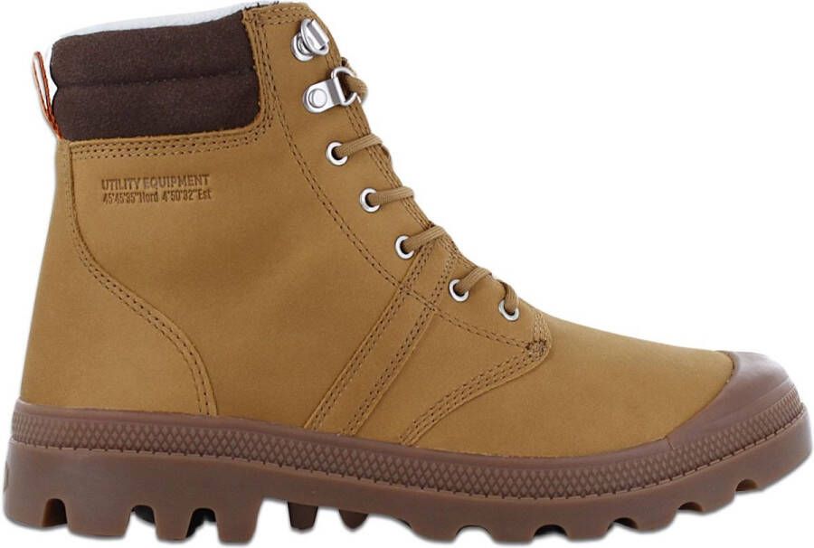 Palladium PallaBrousse SC Sportcuff WP+ Heren Laarzen Schoenen Boots Leer Bruin 08841-203-M