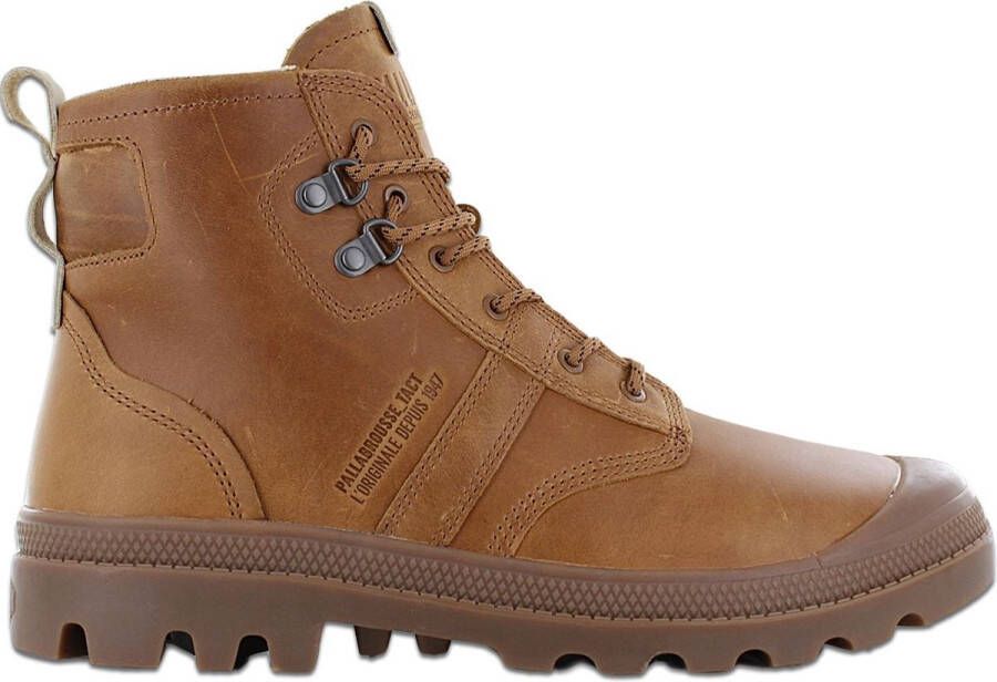 Palladium PallaBrousse Tact Leather Heren Laarzen Schoenen Boots Leer Bruin 08837-275-M