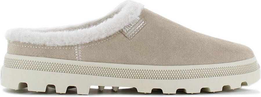 Palladium Palladune Mule Warm Pantoffels Slippers Leer Beige 74337-271-M