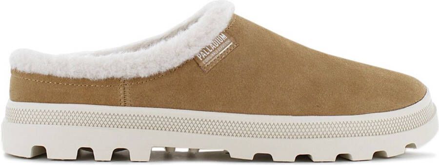 Palladium Palladune Mule Warm Pantoffels Slippers Leer Bruin 74337-252-M