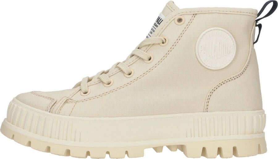 Palladium Pallashock Veterboot Vrouwen Beige