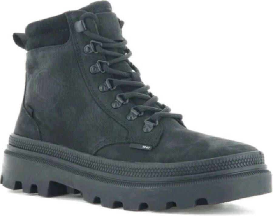 Palladium Pallatrooper Veterschoenen Hoog zwart