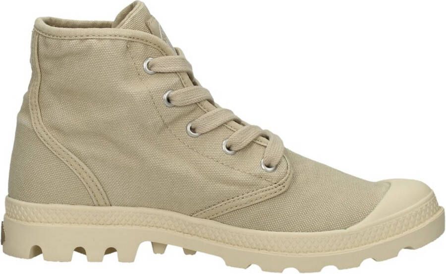 Palladium Womens Pampa Hi Veterboots Laarzen Met Veters Dames Beige