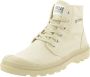 Palladium Pampa Hi Organic dames veterboot Ecru - Thumbnail 1