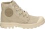 Palladium Womens Pampa Hi Veterboots Laarzen Met Veters Dames Beige - Thumbnail 5