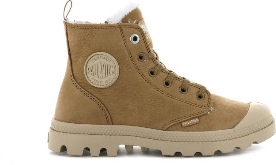 Palladium Pampa Hi Zip WL Dear Brown Wandelschoenen Dames