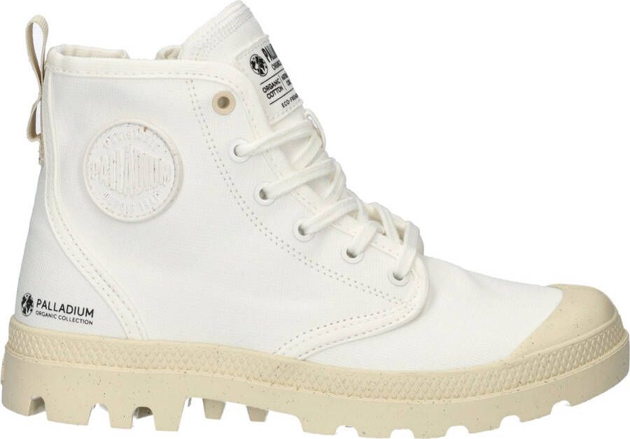 Palladium Pampa Hi-Zip dames veterboot Wit