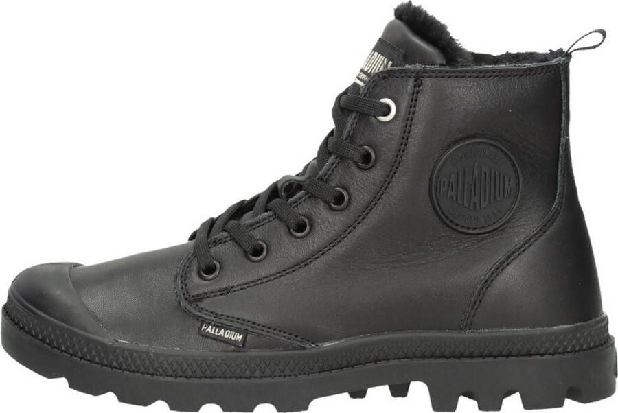 Palladium Pampa Hi Zip Lth Veterschoenen Hoog zwart