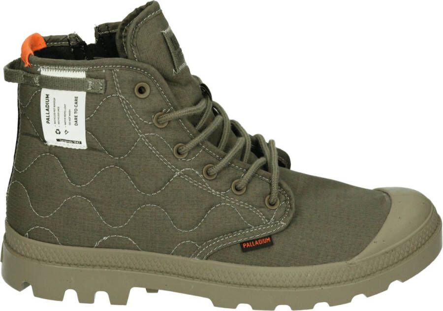 Palladium PAMPA RE-QUILTED sneakers s veterschoenen sneakers veterschoenVrije tijd half-hoog Groen