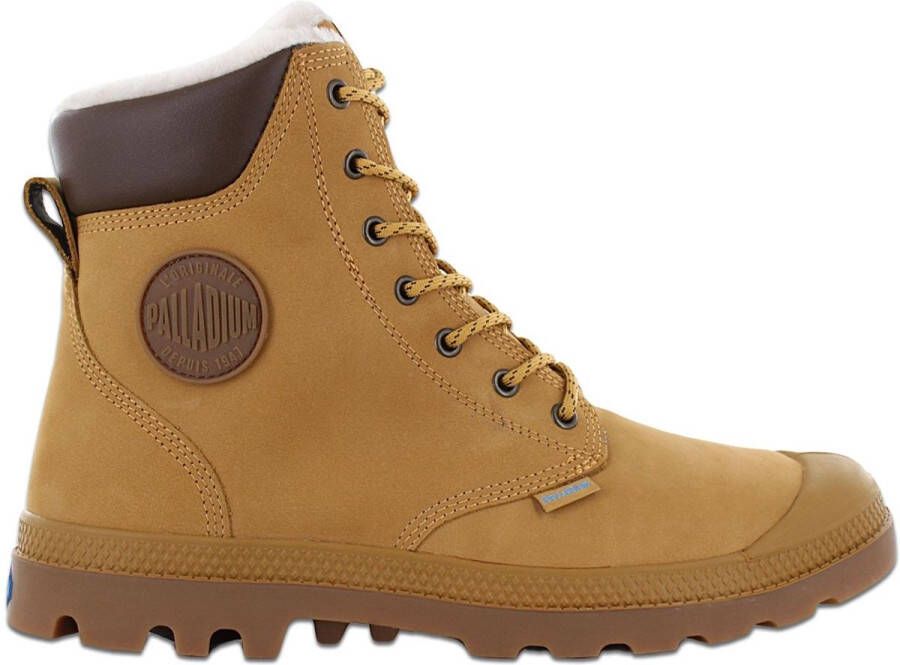 Palladium Pampa Sport Cuff WPS Laarzen Schoenen Boots Gevoerd Leer Bruin 72992-228-M