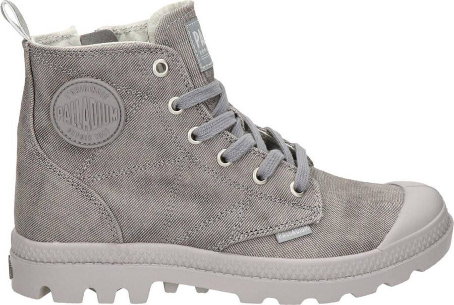 Palladium Pampa Zip Desertwash veterschoenen grijs