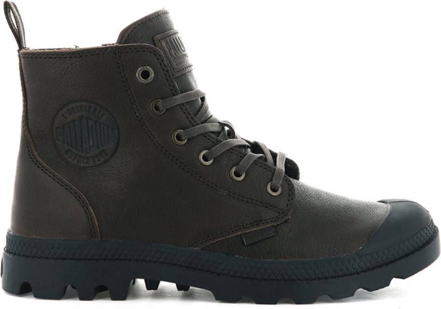 Palladium PAMPA ZIP LTH ESS VeterbootsHoge sneakersHoge sneakers s veterschoenenHalf-hoge schoenen sneakers veterschoenVrije tijd half-hoog Bruin