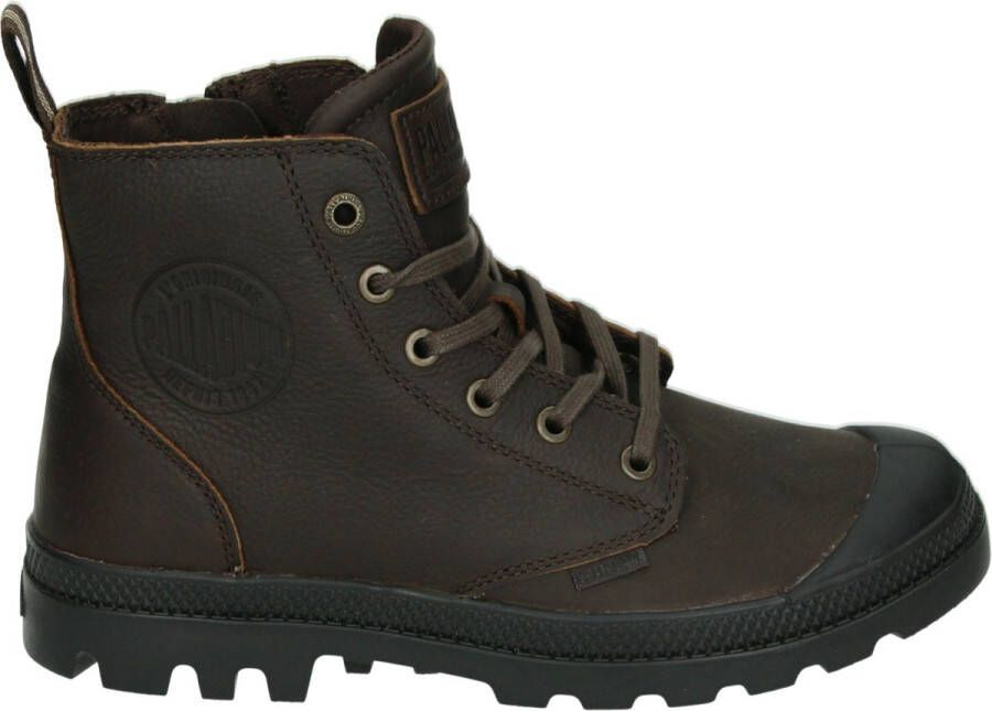 Palladium PAMPA ZIP LTH ESS VeterbootsHoge sneakersHoge sneakers s veterschoenenHalf-hoge schoenen sneakers veterschoenVrije tijd half-hoog Bruin