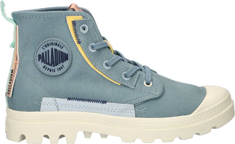 Palladium Underlayer dames veterboot Blauw