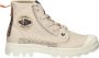 Palladium PAMPA UNDERLAYER Volwassenen Half-hoge schoenen Wit beige - Thumbnail 2