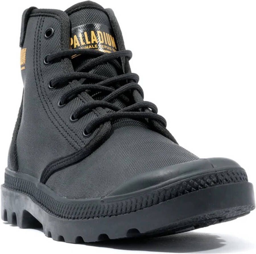 Palladium Unisex Pampa Hi Gecoate Laarzen Enkellaars Gevoerd 74375 Zwart