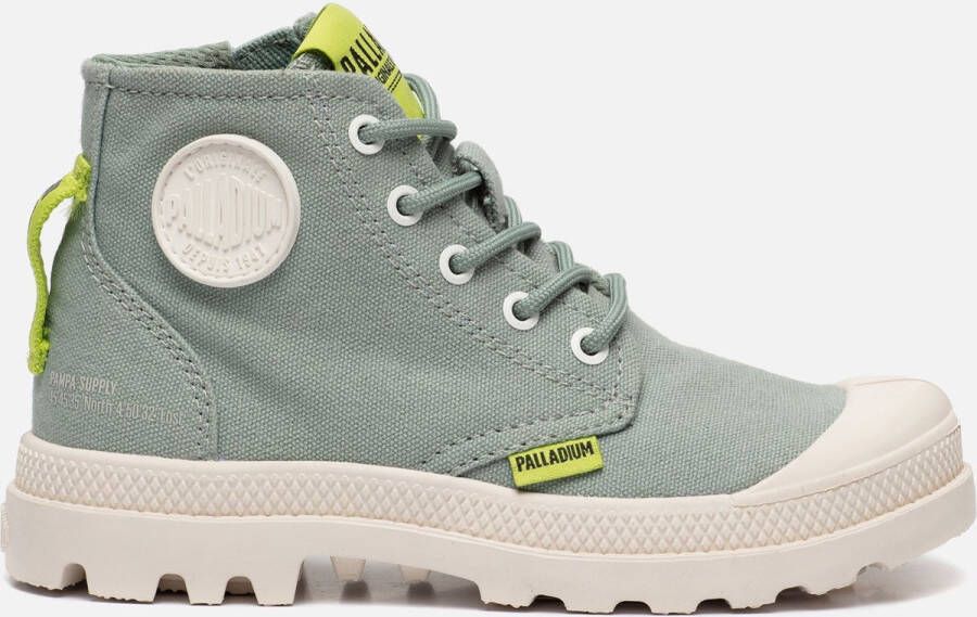 Palladium Veterboots groen Canvas