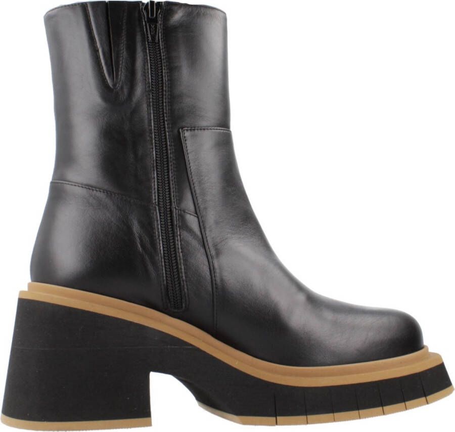 Paloma Barceló Boots PALOMA BARCELÓ IDA SCHWARZE STIEFELETTE in zwart