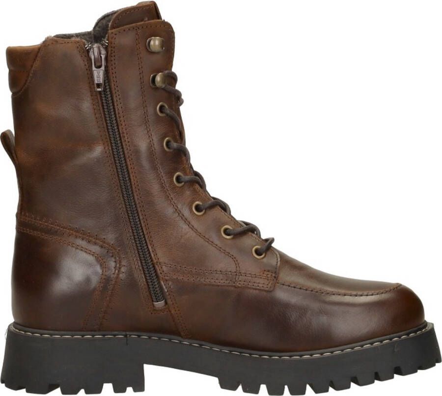 Palpa Stela Veterschoenen Hoog cognac