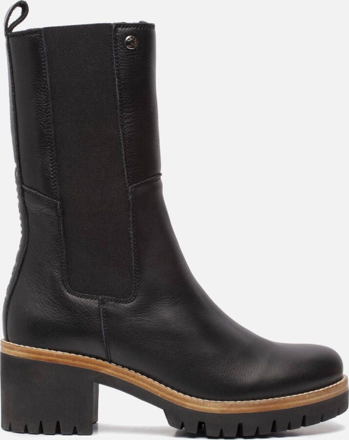 Panama Jack Chelsea boots zwart Leer Dames