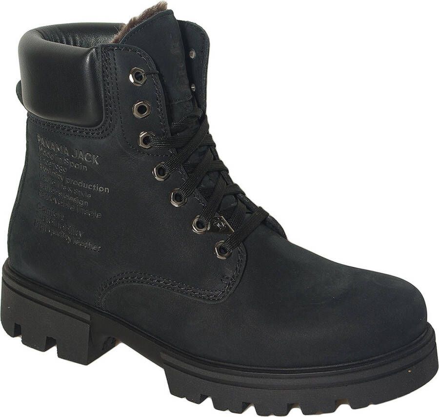 Panama Jack Cody chukka boots nobuck negro black