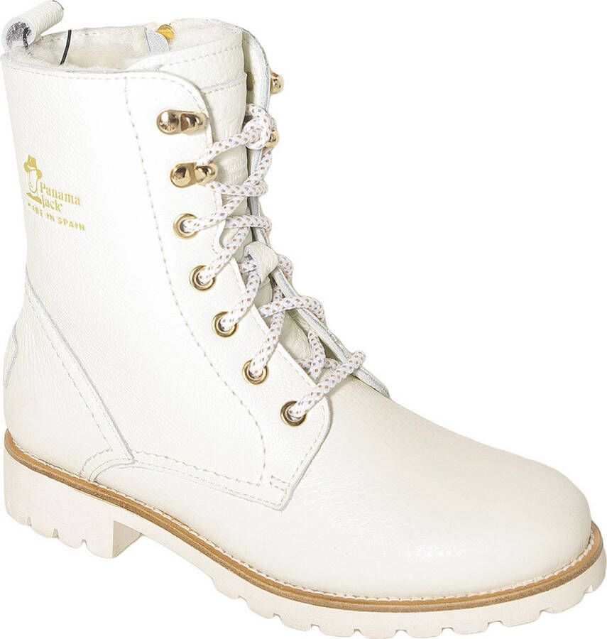 Panama Jack Veterboot Fara Igloo Trav B3 Blanco Crème Vacht Gevoerd 6½