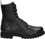 PANAMA JACK Frisia B1 met warme voering Zwart Leer Veterboots Dames - Thumbnail 2