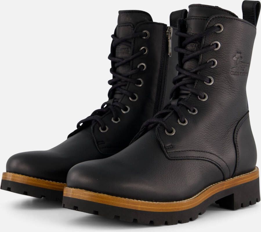 Panama Jack Stijlvolle Veterschoenen Black Dames