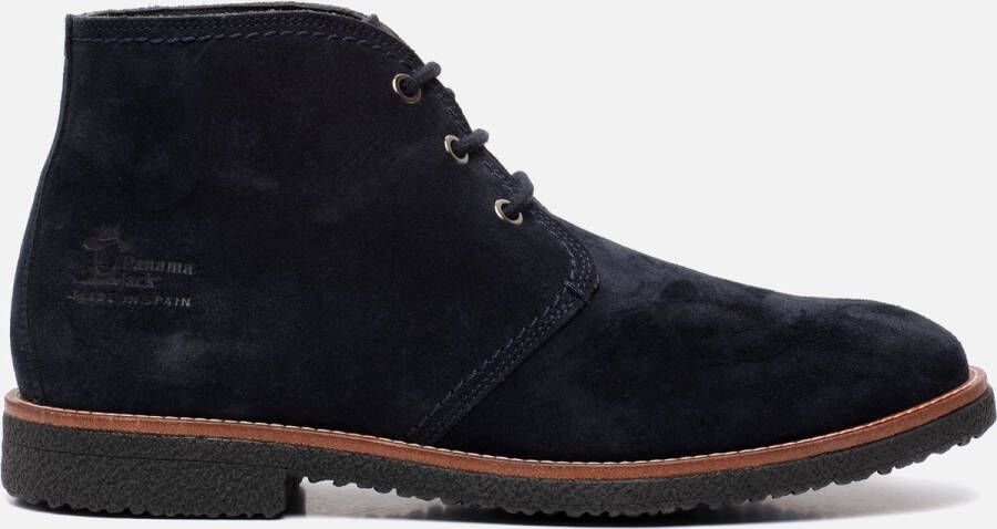 Panama Jack Gael C23 veterboots blauw Suede