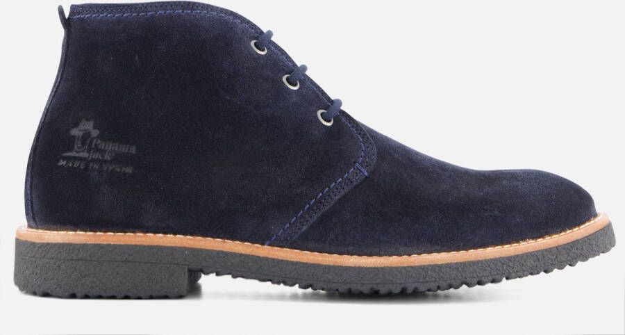 Panama Jack Gael C23 veterboots blauw Suede