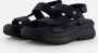 Panama Jack Zwarte Leren Sandalen met Klittenbandsluiting Black Dames - Thumbnail 2