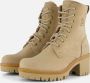 Panama Jack Stijlvolle Veterschoenen met Hakken Beige Dames - Thumbnail 1