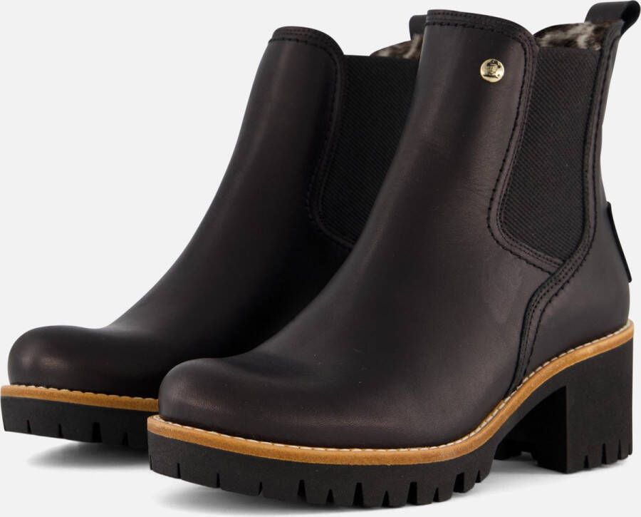 Panama Jack Pia Trav B1 Chelsea boots zwart Leer Dames