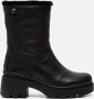 Panama Jack Zwarte Winter Lange Laarzen Chunky Stijl Black Dames - Thumbnail 3