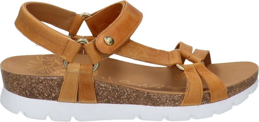 Panama Jack Comfortabele platte sandalen voor vrouwen Orange Dames