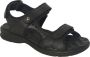 Panama Jack Platte Sandalen met Plakband Black Heren - Thumbnail 1