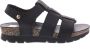 Panama Jack Stijlvolle platte sandalen voor vrouwen Black Dames - Thumbnail 2