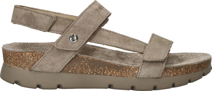 Panama Jack Selma Suede dames sandaal Taupe