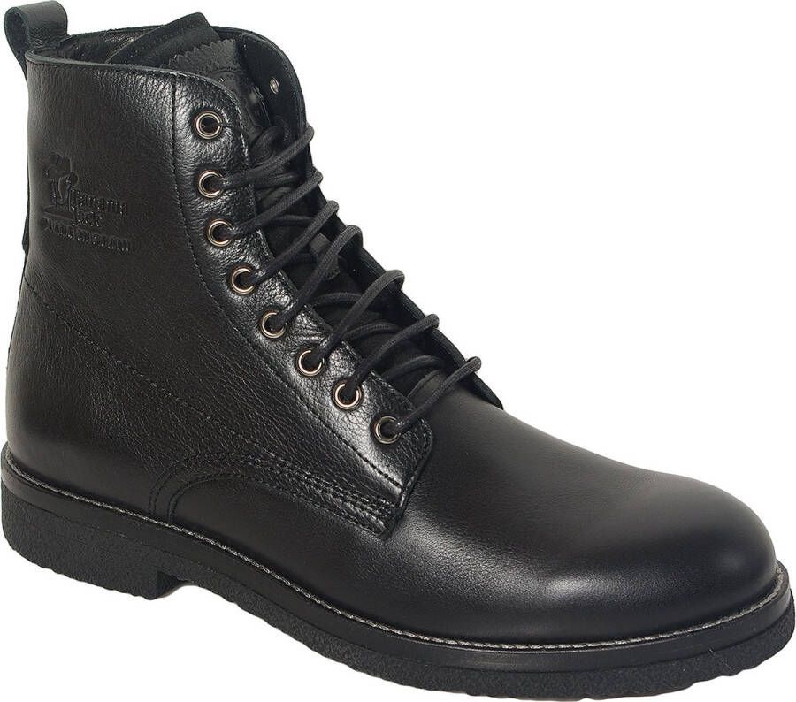 Panama Jack Stevens biker boots Napa Negro Black