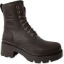 Panama Jack Porty B1 Veterboots Laarzen Met Veters Dames Zwart - Thumbnail 2