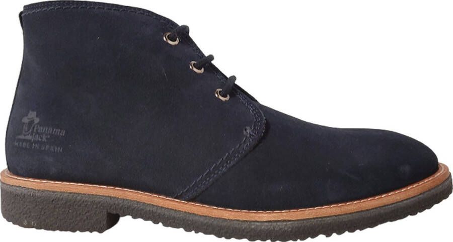 Panama Jack Gael C23 veterboots blauw Suede