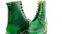 Pantera Pelle Shoes Lederen groene Laars - Thumbnail 1