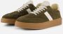 Pantofola D'Oro Groene Suède Lage Sneakers Green Heren - Thumbnail 1