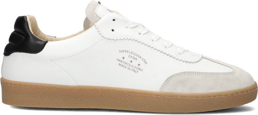 Pantofola d'Oro Capalbio Low Sneakers Leren Sneaker Heren Wit