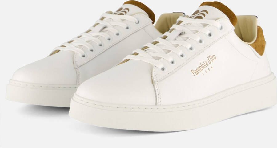 Pantofola d'Oro Elba Low Sneakers Leren Sneaker Heren Wit